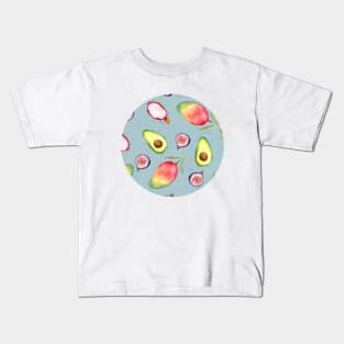 Summer Fruit | Watercolor | Pattern Kids T-Shirt